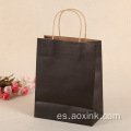 Kraft Paper Bag Gift Café personalizado con su propio logotipo